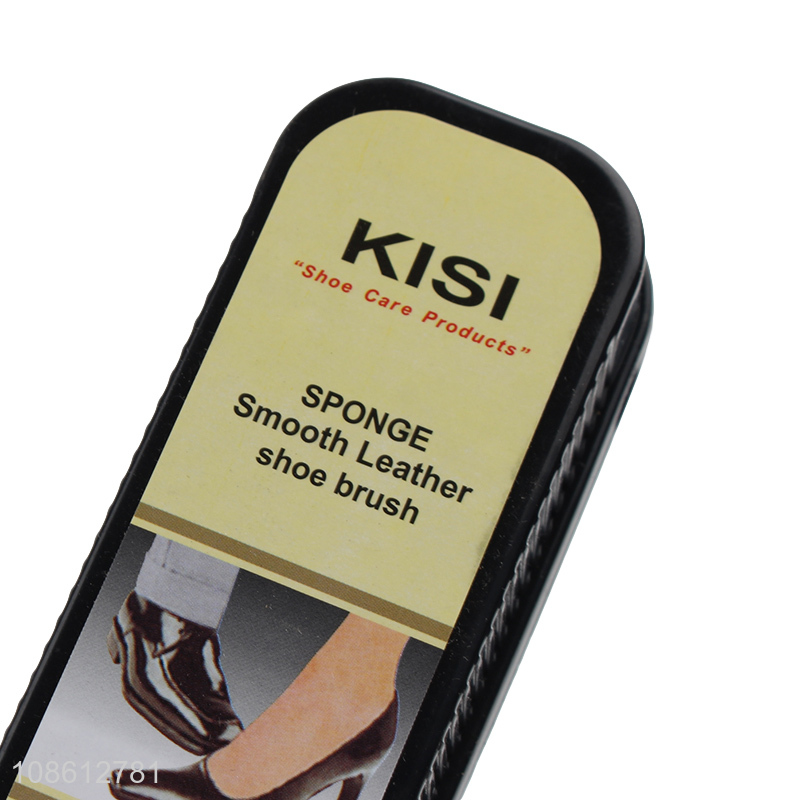 China products smooth leather shoes sponge brush for sale