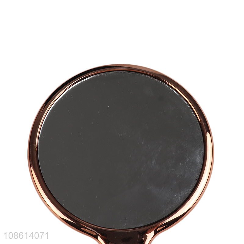 Hot selling round handheld makeup mirror portable mirror wholesale