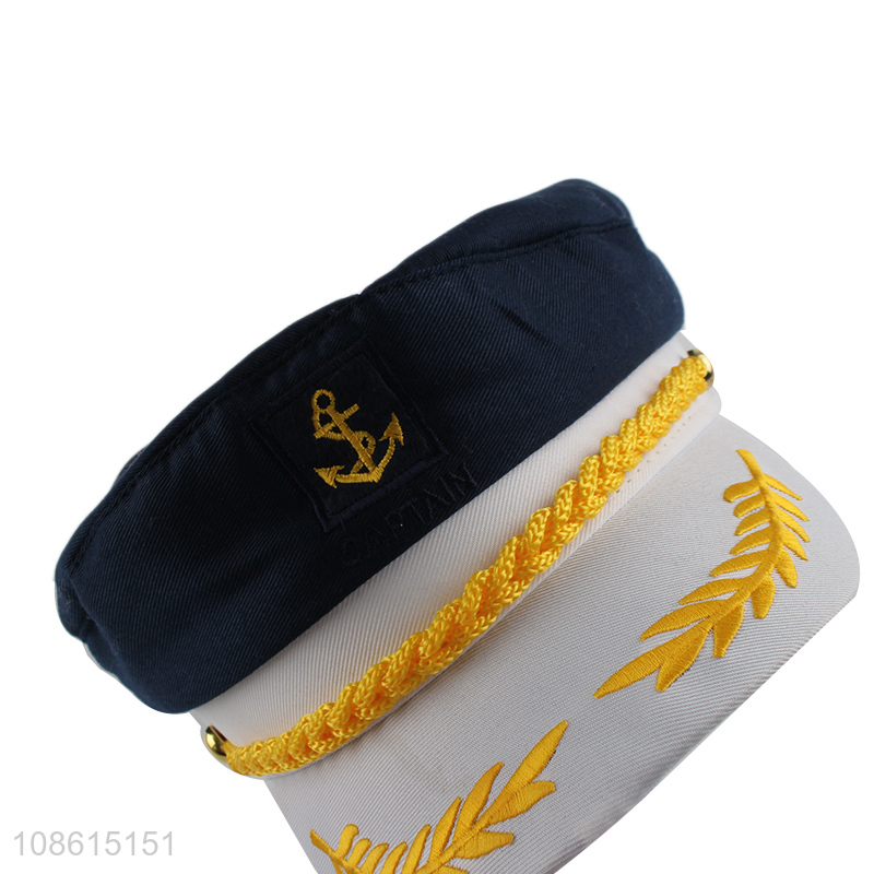 Top quality fashion adult captain hat for sale