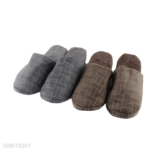 Most popular thickened winter men home slippers for sale