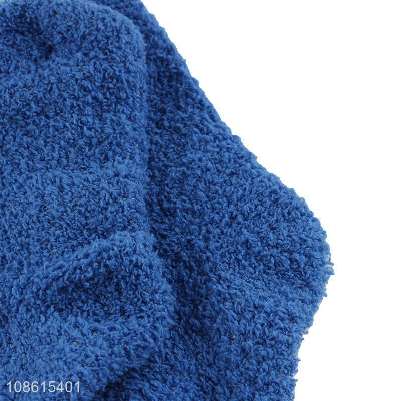 Online wholesale winter thickened women fleece half socks
