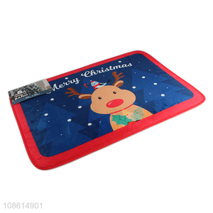 Online wholesale christmas decoration flannel <em>floor</em> <em>mat</em>