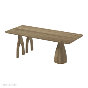 High quality Japanese wooden table wabi-sabi solid wood dining table