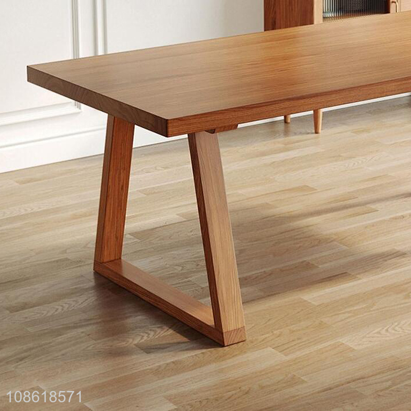 Factory supply wooden dining table solid wood kitchen table desk