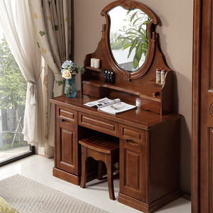 Good quality retro solid wood dressing table for sale