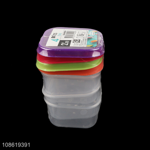 Most popular 4pieces plastic food container storage box