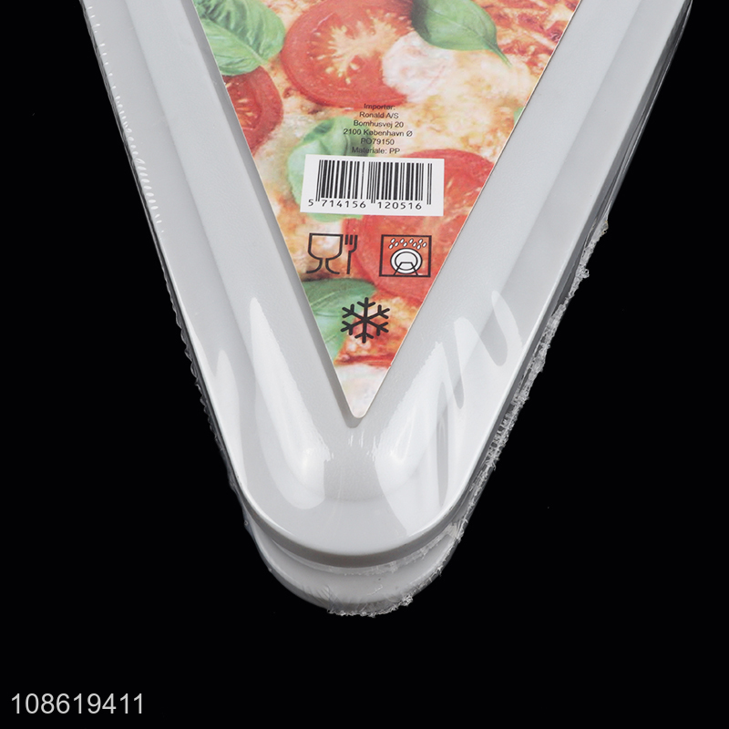 Low price triangle food container pizza slice box for sale