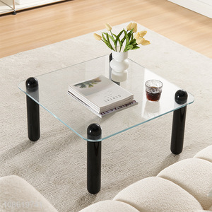 Good quality living room furniture glass tea table coffee table