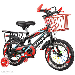 Hot selling 16 inch kids children bike with handbrake, kickstand & basket