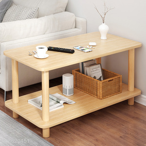 Popular products rectangle sofa side table storage rack for sale