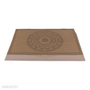 Good price reusable non-slip textilene table mat custom place mat
