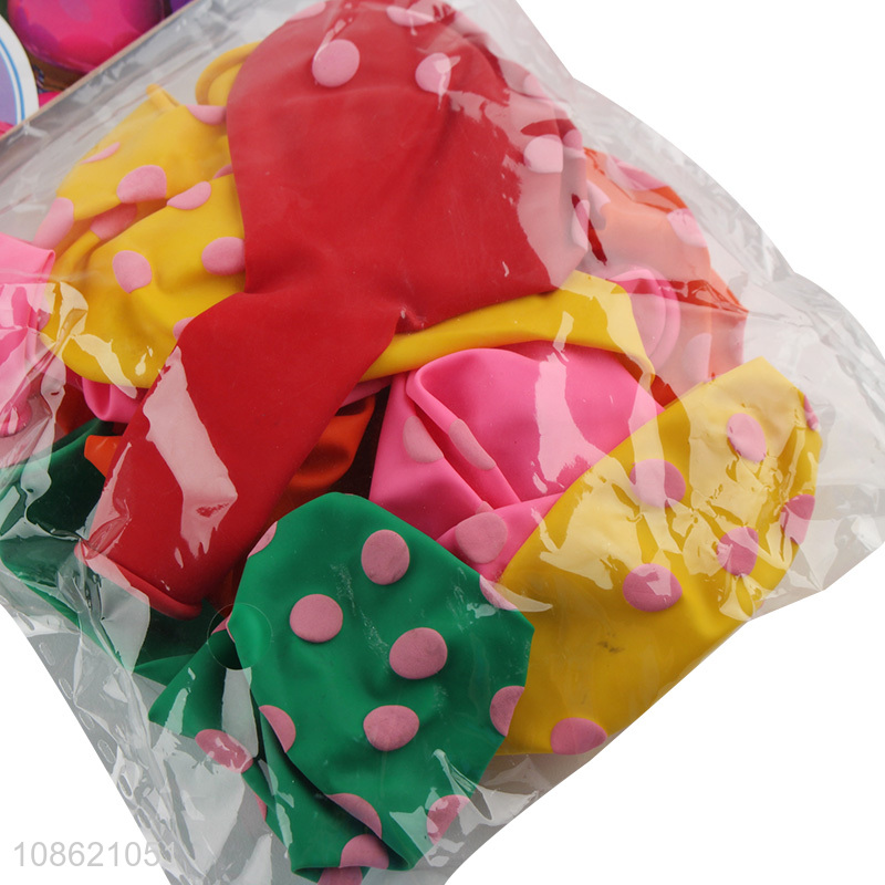 New products colourful latex balloon set for party supplies