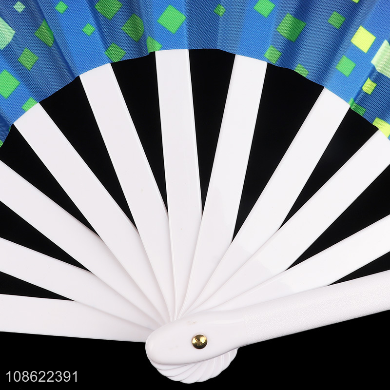 Hot selling lightweight portable folding fluorescent fan wholesale