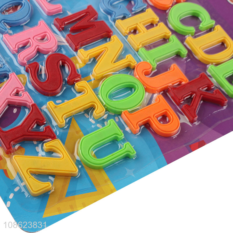 China wholesale plastic alphabet magnetic letters toys for children