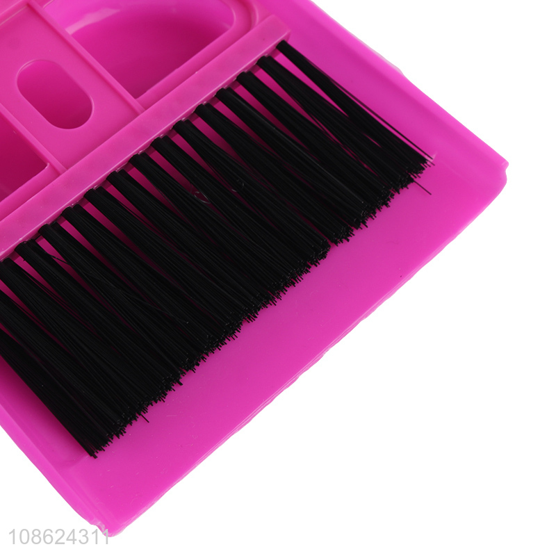 Good quality mini broom and dustpan set for home sofa desk cleaning