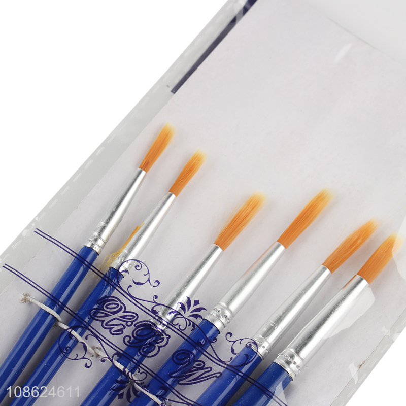 Wholesale durable painting brush set acrylic paint brush set