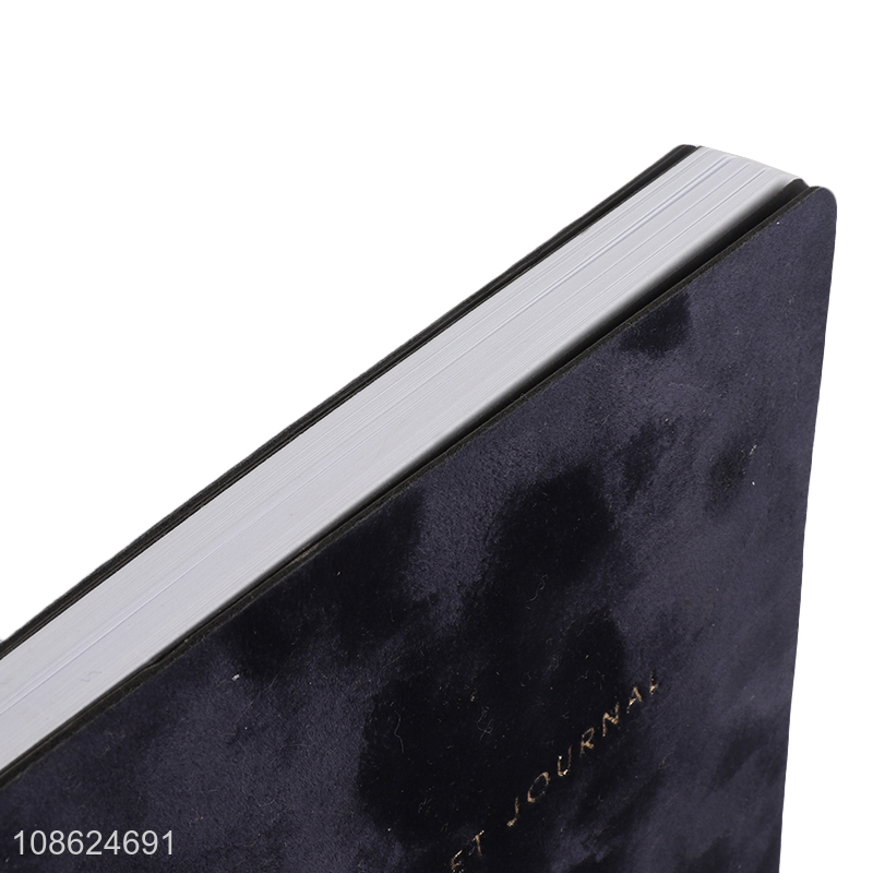 High quality creative flocking notebook journal diary book