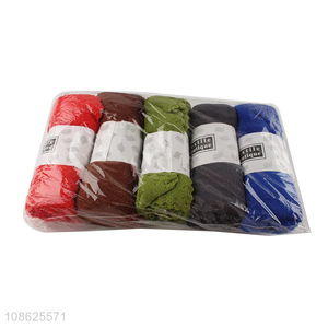 Low price multicolor quick dry hand towel face towel