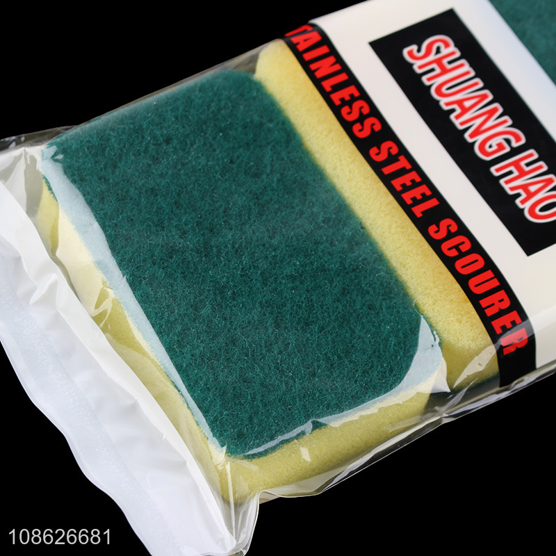 China wholesale kitchen cleaning sponge block cleaning kit