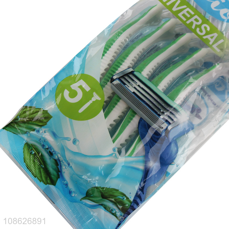 Factory supply disposable portable travel razor for sale