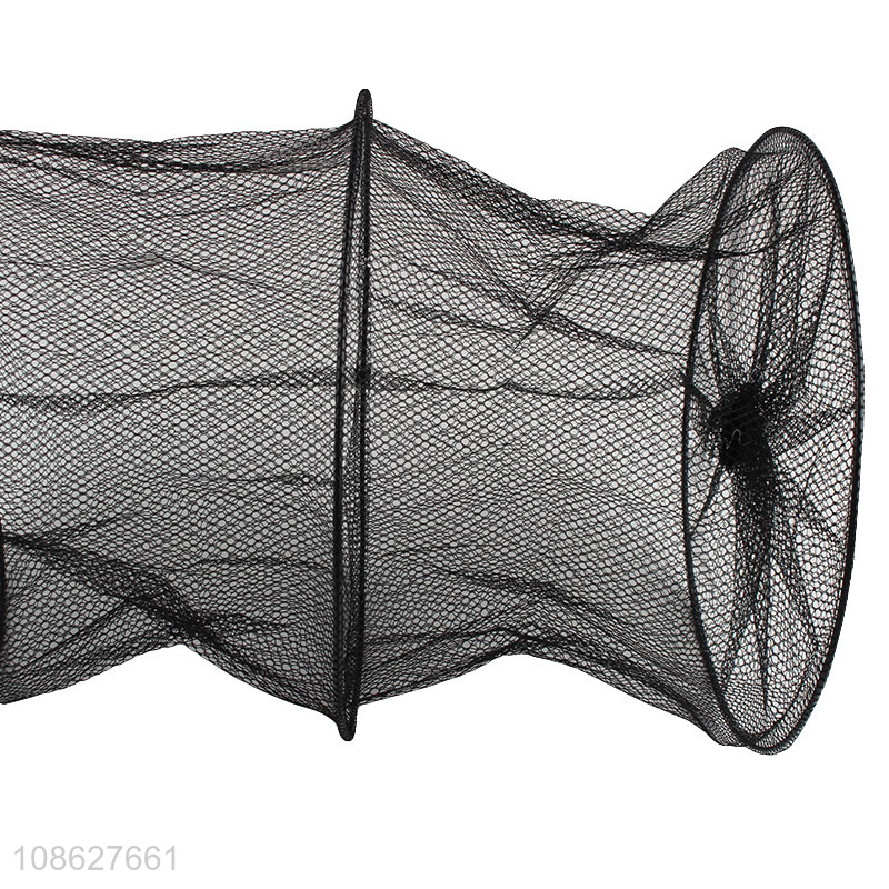 High quality fishing creel basket folding net fishing creel