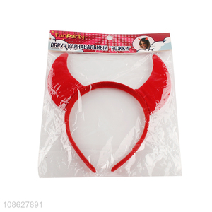 Hot selling devil horn headband Halloween costume hair clasp