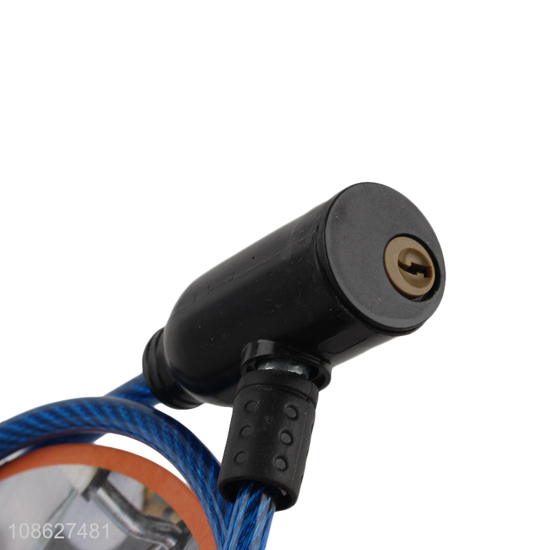 Good quality steel wire cable lock anti-theft bicycle lock