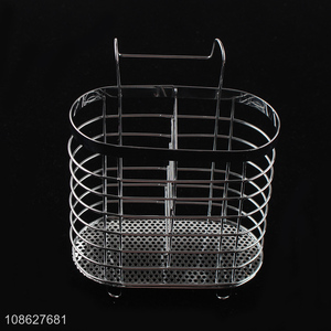 Wholesale punch-free metal wire chopsticks holder chopsticks cage
