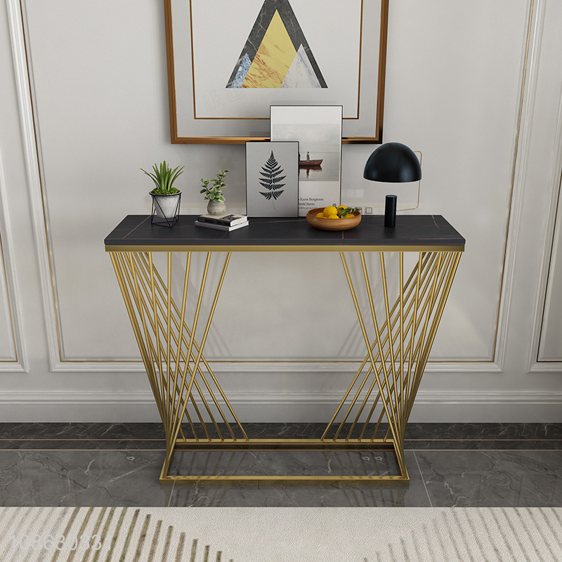 New product rectangualr slate entryway console table for sale