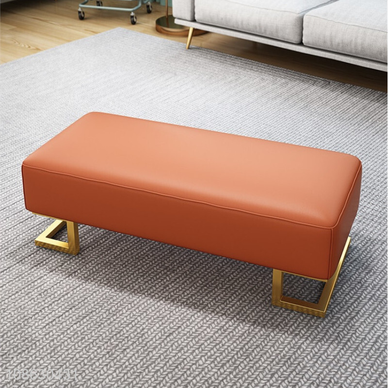 Wholesale living room furniture comfortable shoe changing stool bench