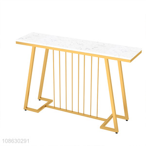 Popular product modern slate entryway table with metal frame