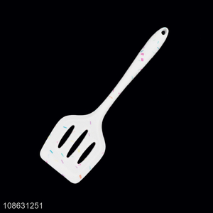 Wholesale food grade heat resistant non-stick silicone slotted spatula