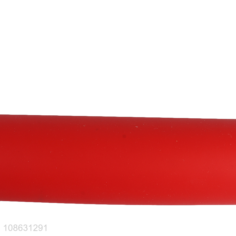 Good quality non-stick silicone rolling pin with wooden handle