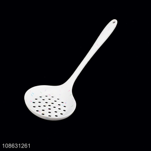 Hot sale food grade heat resistant silicone skimmer slotted ladle