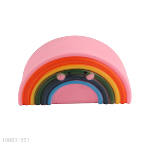 Most popular rainbow shape decorative night lights for household