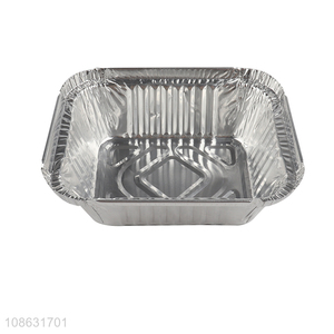 Low price disposable aluminum foil food container for baking cooking