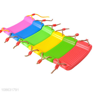 China factory hanging tree plastic swing seat set for outdoor