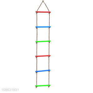 Latest products playground outdoor children climbing rope ladder