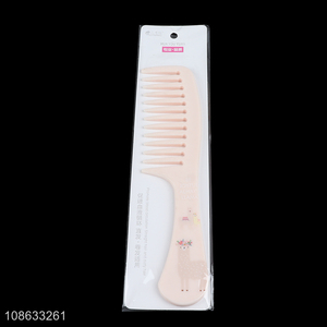 High quality professional plastic wide teeth hair comb for sale
