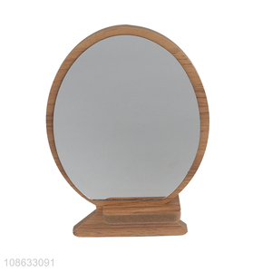 Factory price wooden dresser desktop makeup mirror for sale