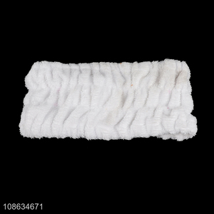 High quality coral fleece headband facial makeup headbands