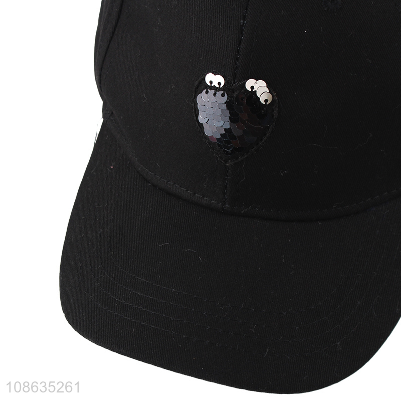 New arrival black fashion sports baseball hat baseball cap