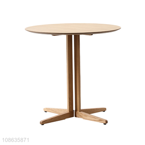 Wholesale modern coffee table wood top dining table for dining room