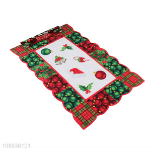 Yiwu market christmas style desktop decoration place mats