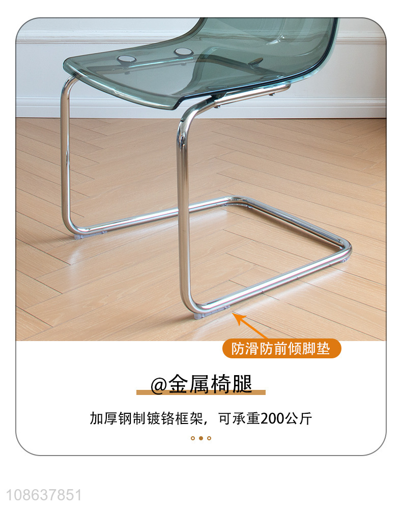 Most popular clear acrylic home chair dining chair for sale