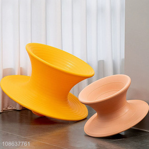 Online wholesale home furniture plastic creative gyro chair