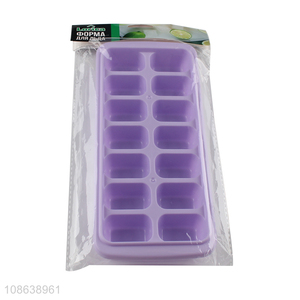 Popular products plastic household ice mould with 14 grids