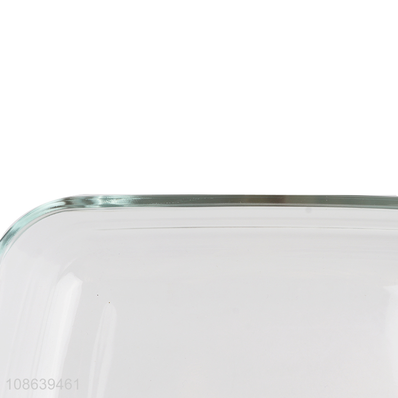 China factory high borosilicate glass heat-resistant baking dish