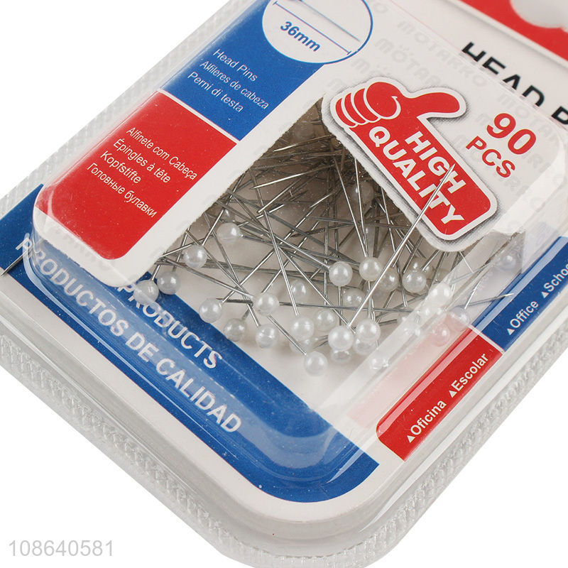 Hot products 90pcs pearl head pins for sewing accessories