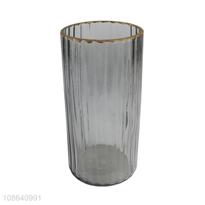 Most popular living room table decoration glass flower vases
